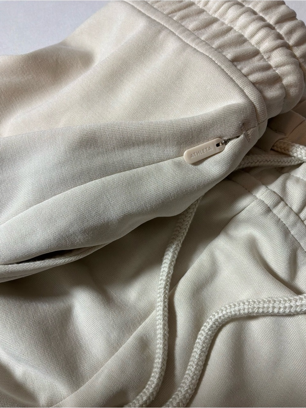 Athleta Wide-Leg Drawstring Pants in Cream - Picture 5 of 10